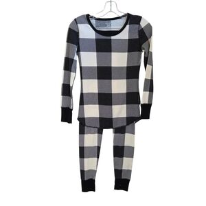 Old Navy Women's Black and White Checkered Pajamas Size XS